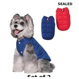 2x 2 Pack Dog Winter Coat for Small Dogs Warm