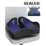 Seat Cushion, Memory Foam Pressure Relief Coccyx