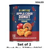 2x PLANTERS Apple Cider Donut Cashews