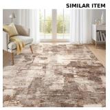 Abstract Living Room Rug 5x7'