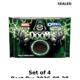 4x MARVEL OREO Stuf of Doom Chocolate Sandwich...