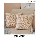 FY FIBER HOUSE Leopard Print Pillow Cover