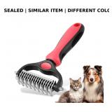 Pet Grooming Brush, Double Sided Undercoat