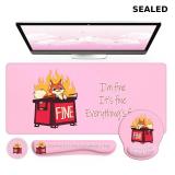 iCasso Pink Dumpster Cute Mousepad