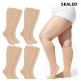 Plus Size Compression Socks for Women Men