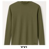 Olive Green Long Sleeve Top