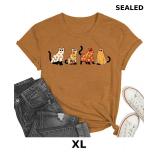 Shirts for Women Pumpkin Ghost Tee