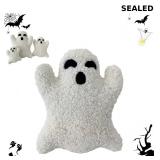 Cute Ghost Pillow, Ghost Shaped Plush Pillow