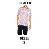 Forever 21 Men's Striped Abstract Jacquard Shirt