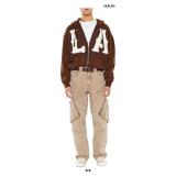 Forever 21 Mens Mid-Rise Straight Cargo Jeans