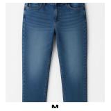 Blue Straight-Leg Jeans