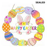 Wooden Easter Door Sign for Front Door