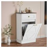 Homall Tilt Out Wooden Trash Cabinet