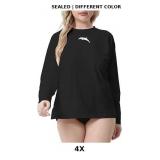 Halcurt Women's Plus Size Long Sleeve  Shirt