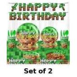 168Pcs Green Birthday Party Decorations x2