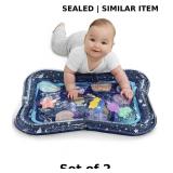 2x The Peanutshell Tummy Time Water Play Mat