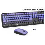FOPETT Wireless Keyboard and Mouse Combo
