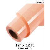 2x ?TORC Blush Glitter HTV Heat Transfer vinyl