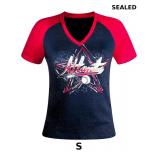Womens Baseball Cage Fans Athletic City Raglan