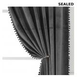 Pom Pom Velvet Curtains