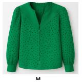 Green Long Sleeve Blouse