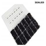 330 PCS Black Push Pins Automotive Retainers