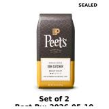 2x Peet's Coffee, Light Roast Ground Coffee