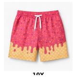 Colorful Ice Cream Print Swim Shorts