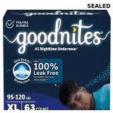 Goodnites Boys' Nighttime Bedwetting Underwear