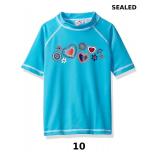 Girls Short Sleeve Swim Shirt