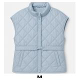 Light Blue Quilted Vest