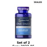 2x Puritan's Pride One Daily Men's Multivitamin,
