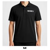 Black Security Polo Shirt