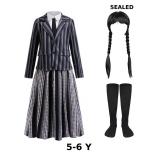 JOURPEO Black Costume Dress for Girls Cosplay