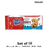 SEALED-10x CHIPS AHOY! Chewy Hershey's Cookies