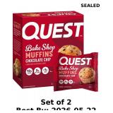 2x Quest Nutrition Chocolate Chip Muffin