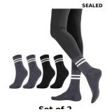 2x Pilates Socks with Grips for Women