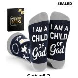 2x VICRAZY Christian Gifts for Men, Women