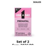 2x One A Day Prenatal Vitamins