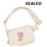 Belt Bag Fanny Pack Crossbody Bags with Ietter P