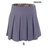 Bienzoe Girls School Uniform Skirt: Kids Adjustabl