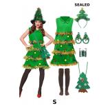 Berlune 7 Pcs Christmas Tree Costume for Women