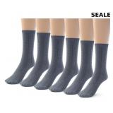 Silky Toes 3 or 6 Pk Womens Textured Bamboo Socks