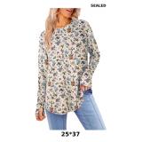 Yousify Womens Long Sleeve Shirts Casual Crew Neck