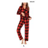 Samring Pajamas Women's Long Sleeve Sleepwear