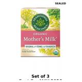 3x Organic Mother's Milk Women's Tea