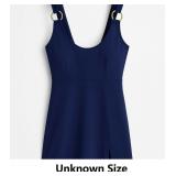 Navy Blue Sleeveless Dress