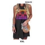 LUKYCILD Summer Dress Beach Dresses for Women Casu