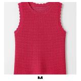 Bright Pink Sleeveless Knit Top