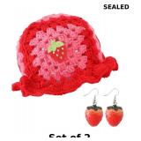 2x Bucket Hats for Women Crochet Handmade...